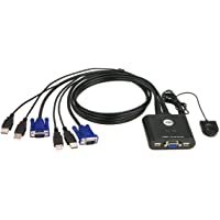 Los mejores  - Aten CS22U - Conmutador KVM de 2 puertos USB- negro